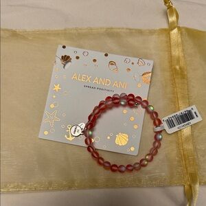 Alex and Ani Pink Beaded Bracelet - NWT